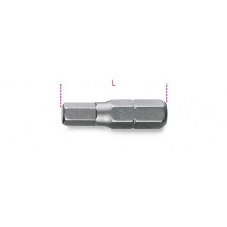 INSERTI MASCHIO ESAGONALI 1/4-L25 861PE 2