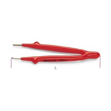PINZETTA DIRITTA ISOLATA 1000V BETA ART. 994MQ