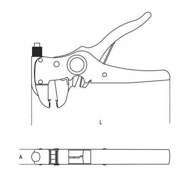 PINZA SPELLAFILI AUTOREGOLABILE BETA ART. 1148B