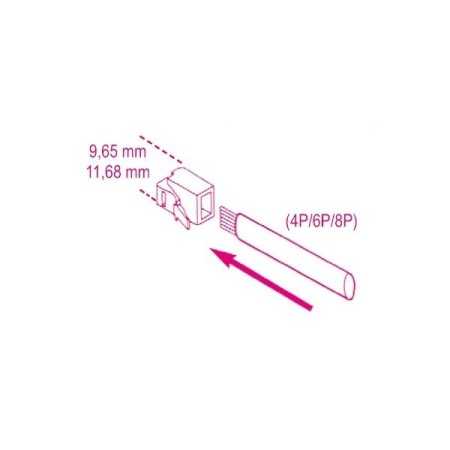PINZA PER CONNETTORI DI RETE E TELEFONICI RJ11 RJ45 BETA ART. 1601/PC