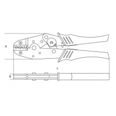 PINZA A CRICCHETTO PER CAPICORDA PREISOLATI BETA ART. 1608 2