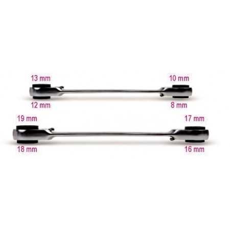 CHIAVI POLIGONALI REVERSIBILI A CRICCHETTO 192 DA 8-10-12-13