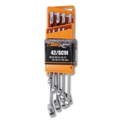 SERIE DI 9 CHIAVI COMBINATE CON SUPPORTO COMPATTO BETA 42/SC9I