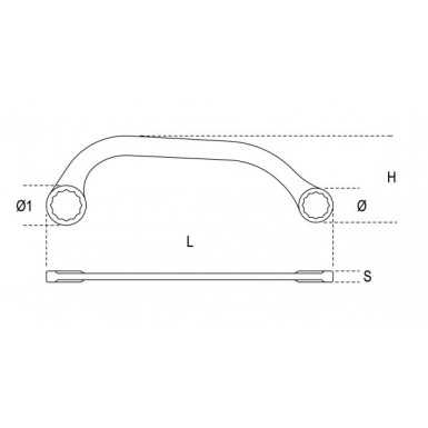 CHIAVI POLIGONALI DOPPIE STARTER 83 8X10