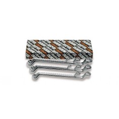 SERIE 8 CHIAVI POLIGONALI DOPPIE CURVE IN POLLICI 90AS/8