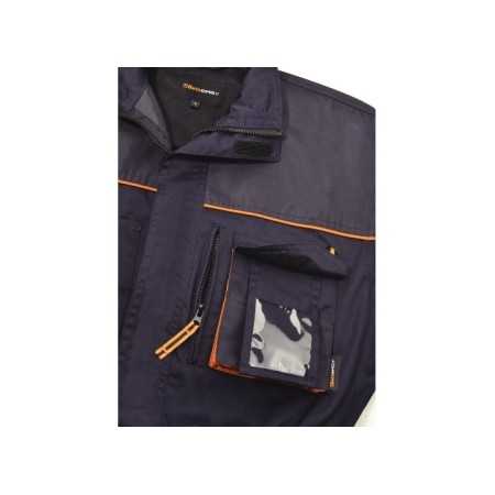 Tuta da lavoro multi tasche legera gr.180,blue  art. 7875E