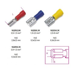 FASTON FEMMINA ART. 1622R/2,8K