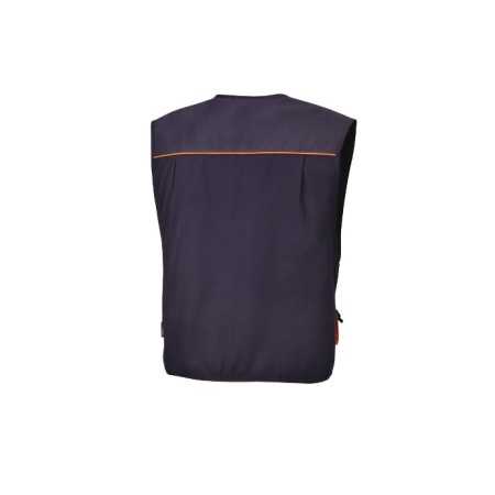Gilet multitasche leggero da lavoro, Blue art. 7877E