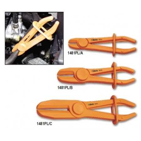 SERIE DI 3 PINZE PER CHIUSURA TUBI E MANICOTTI BETA ART. 1481PL/S3