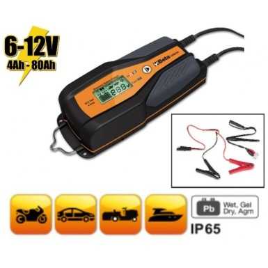 CARICABATTERIE ELETTRONICO CON DISPLAY 6V 12V BETA 1498/4A