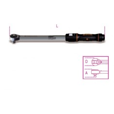 CHIAVE DINAMOMETRICA 200NM QUADRO SCORREVOLE 1/2 BETA 667N/20