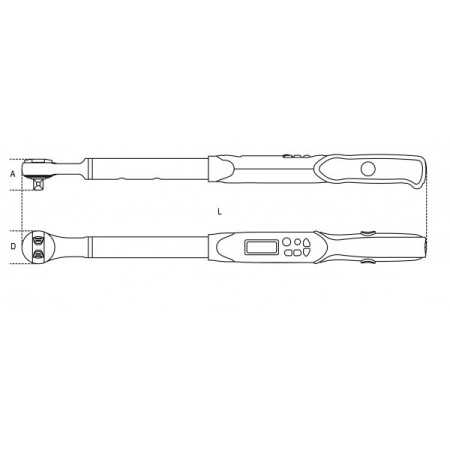 CHIAVE DINAMOMETRICA BETA DIGITALE DA 100NM BETA 599DGT/10X