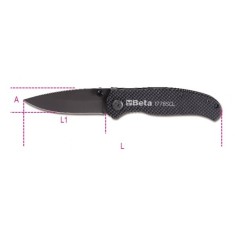 COLTELLO A SERRAMANICO NERO BETA 1778SCL