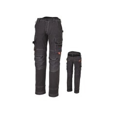 Pantaloni da lavoro multitasche, grigio, gr 260 art. 7816G  2