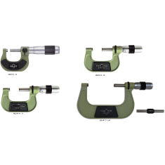 ASSORTIMENTO DI 4 MICROMETRI X ESTERNI BORLETTI