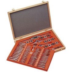 ASSORTIMENTO DI 110 PZ MASCHI E FILIERE DA 2 A 18MM