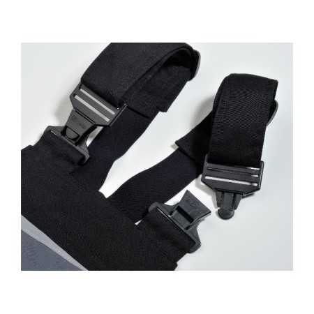 Salopette da lavoro multitasche, colore nero/grigio gr. 280 art. 7823