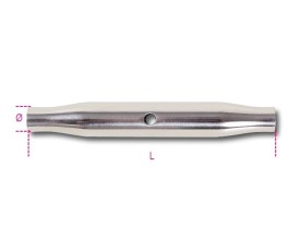 Canaule a tubo inox art. 8201T