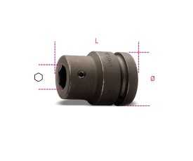 Bussola portainserti con attacco quadro femmina 3/4" fosfatata art. 727PI/16