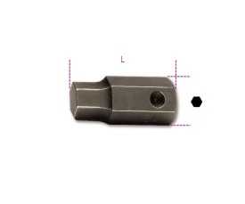 Inserti maschio esagonale attacco 16 mm fosfatati art.727/ES16