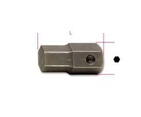 Inserti maschio esagonale attacco 22 mm fosfatati art. 727/ES22