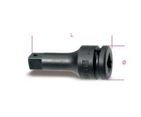 Prolunga con attacchi quadri maschio e femmina 3/4" fosfatata art. 728/21