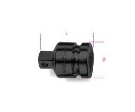Raccordo con attacco quadro femmina 1.1/2" e maschio 1" art. 730/15