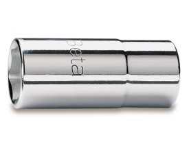 Chiavi a bussola con attacco quadro femmina 3/8" tipo lungo bocca esagonale cromate art. 910AL