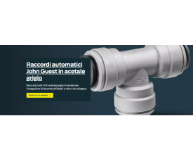 Raccordi in acetale John Guest grigio