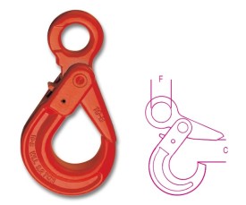 Ganci self-locking ad occhio 8057