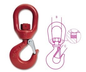 Ganci girevoli sotto carico 8065SC