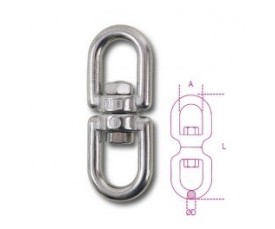 Girelli a due occhi inox AISI 316 8272