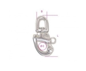 Moschettoni a sgancio rapido inox AISI 316 8273