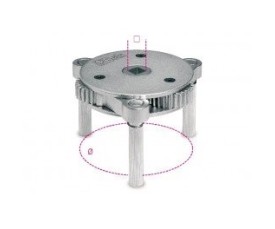 Chiave per filtri olio autoregolabile a tre bracci 1493/S-U