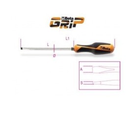 Cacciaviti piatti con esagono di manovra Beta Grip 1260E
