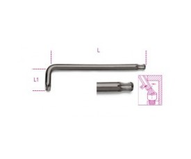 Chiavi Torx con buco estremità sferica Beta 97BTX